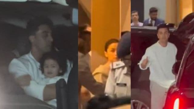 Ranbir Kapoor Rocks His New Look, Holds Daughter Raha Close As He Jets 