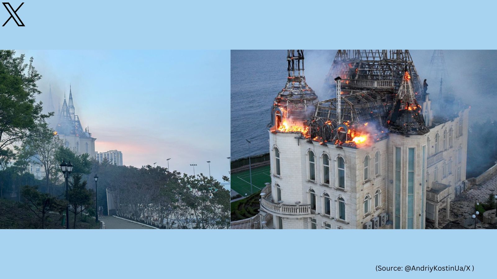 Ukraine's iconic 'Harry Potter Castle' destroyed