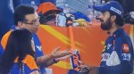 interaction between LSG owner Sanjiv Goenka and Indian cricketer KL Rahul, who is also the captain of the LSG franchise