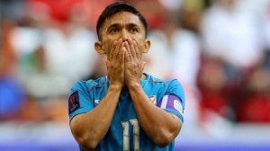 Sunil Chhetri announced his retirement and said that June 6 will be his last game for the Indian national team. (PHOTO: PTI)
