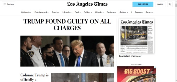 LA times