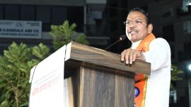 Shiv Sena candidate Shrirang Barne