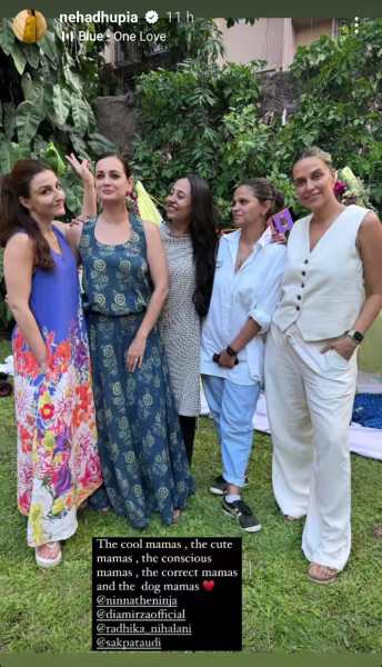 Soha Ali Khan- Neha Dhupia- Dia Mirza- Avyaan birthday party
