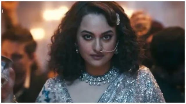 Sonakshi Sinha in a still from Heeramandi