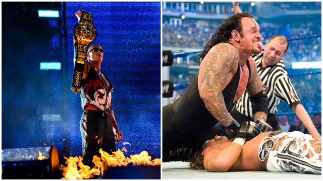 Top 10 richest WWE Stars: The Rock and The Undertaker (L-R)