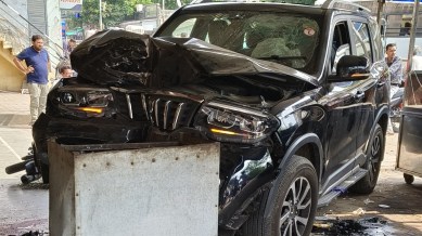 Una footpath accident Gujarat accident news, footpath sleeping Man died,man run over by car, Una coast, Una accident news, Gir Somnath, indian express news