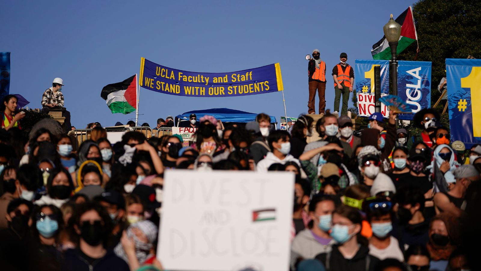 What do we know so far about the clash of protestors in UCLA