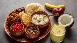 Veg thali, non-veg thali