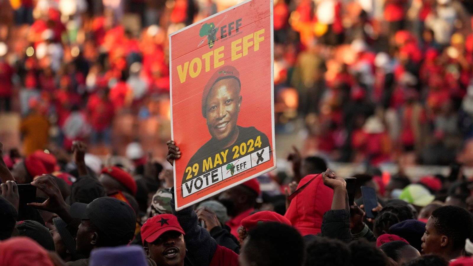 Eff Rally Today South Africa’s 4 big political parties begin final weekend of ...