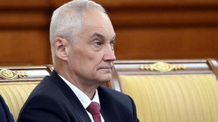Russia's Defense Minister Andrei Belousov