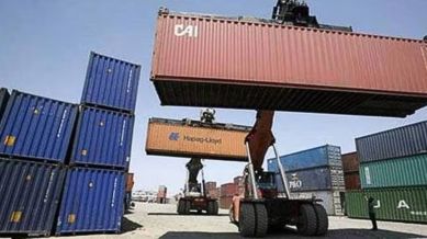 Cartagena port in Spain