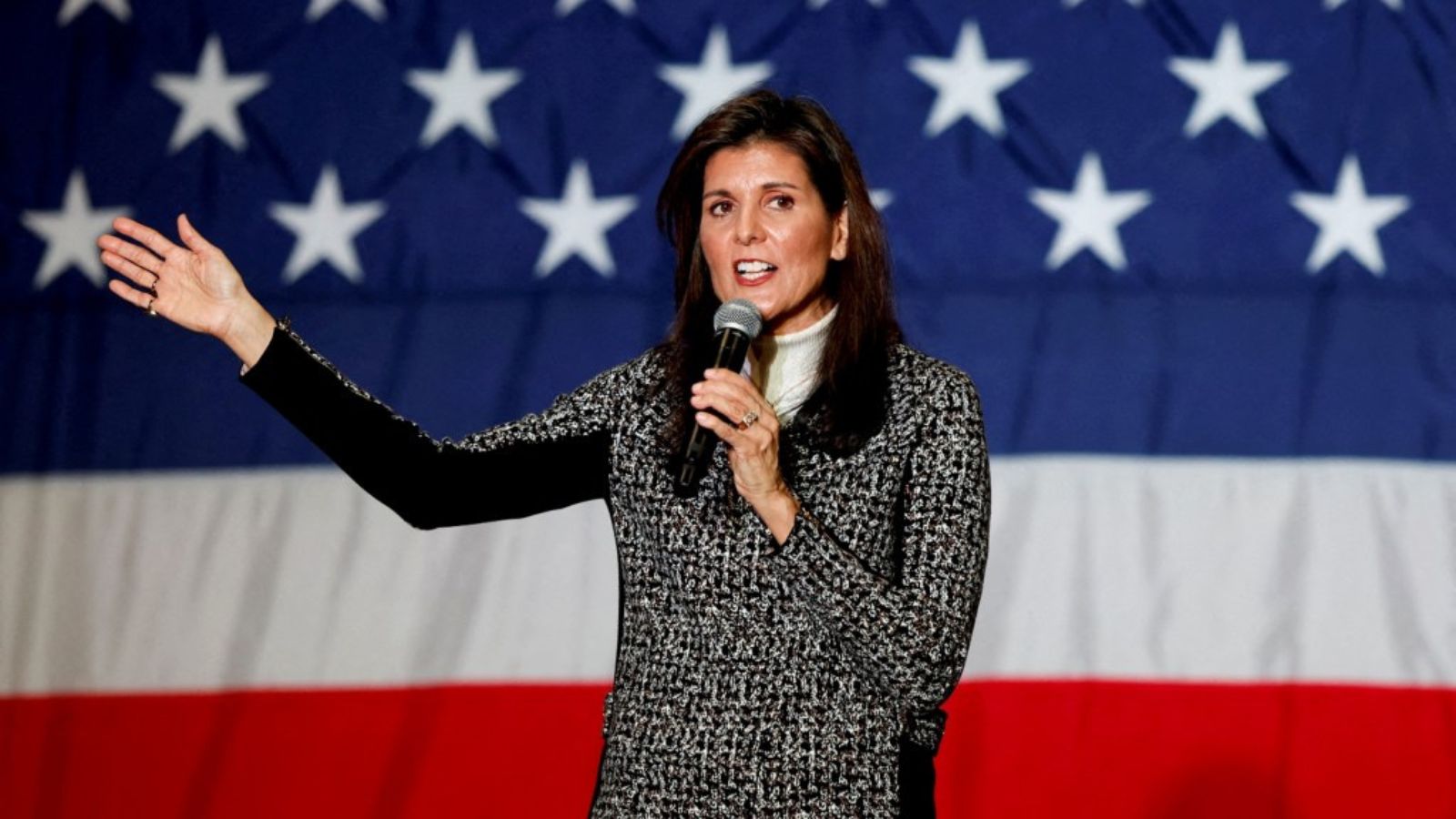 Haley says she will vote for Trump, in her first appearance since ...