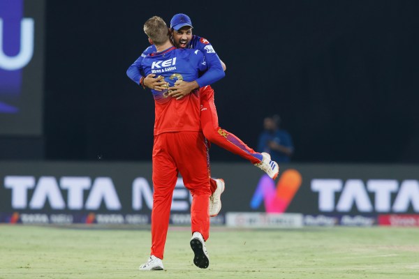 IPL 2024: Swapnil Singh celebrates