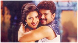 Priyanka Chopra and Vijay in a still from Thamizhan.