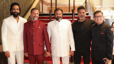 Vishnu Manchu and Kannappa team at Cannes 2024
