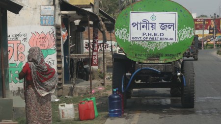 Baharampur water crisis, Baharampur Lok Sabha constituency, Lok Sabha polls, West Bengal, Bengal phase 4 polling, Lok Sabha elections, water crisis, bengal poll issues, Congress, TMC, BJP, INDIAN EXPRESS