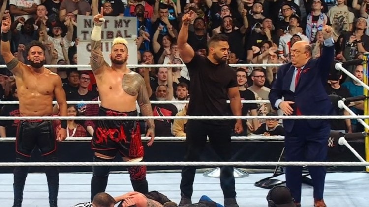WWE Backlash 2024 Live in India: The Bloodline has a new member. (Source: X/@EliteClubS0B)