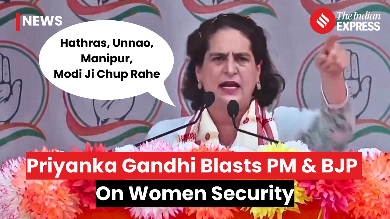 Priyanka Gandhi Fires At Pm Modi Questions Silence Over Manipur