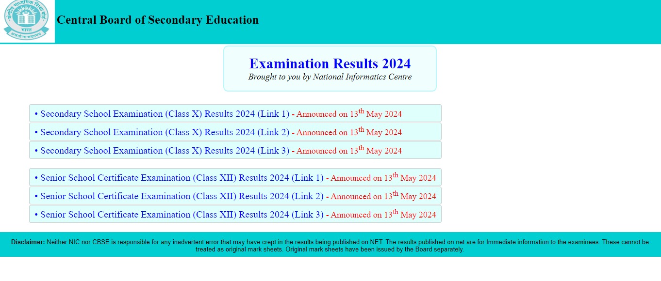 CBSE Class 10th Result 2024 Declared: Websites to Check CBSE Xth Marksheets