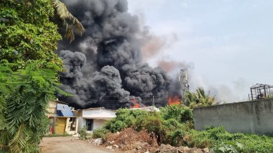 thane fire