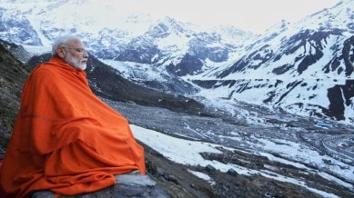 modi in himalayas