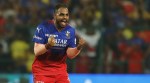 Yash Dayal of Royal Challengers Bangalore celebrating win during match 68 of the Indian Premier League season 17 (IPL 2024) between Royal Challengers Bangalore and Chennai Super Kings held at the M.Chinnaswamy Stadium, Bengaluru