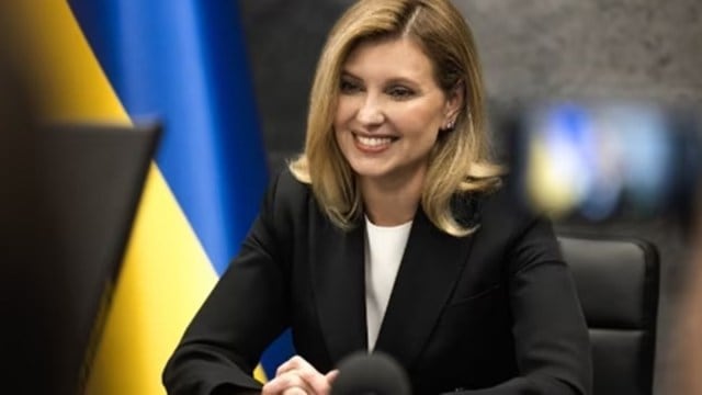 Olena Zelenska, Ukraine first lady Belgrade visit, Ukrainian dignitary, Serbia Russian invasion, Russia Ukraine war, world news, indian express news