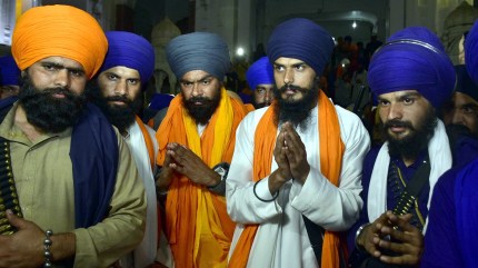 Jailed Waris Punjab De chief Amritpal Singh will be contesting as an independent candidate from Khadoor Sahib. (Express file photo by Rana Simranjit Singh)