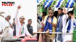 (L-R) Congress MP Adhir Ranjan Chowdhury and TMC's Baharampur candidate Yusuf Pathan. (Express photo by Chayan Majumdar)