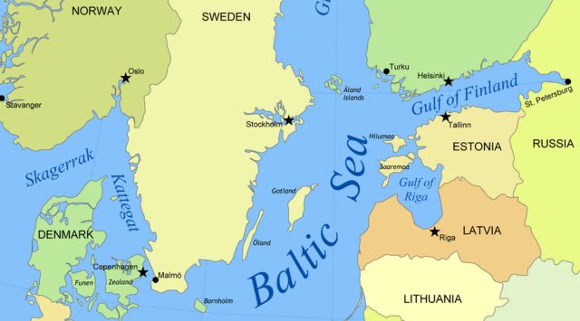 baltic sea map