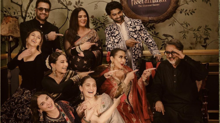 Actor Aditi Rao Hydari recently revealed how Heeramandi's team ensured director Sanjay Leela Bhansali's tranquillity through an unconventional approach, which involved unleashing an army of dogs whenever he got into a fluster.