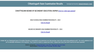 Chhattisgarh CGBSE 10th, 12th Result 2024 declared at cgbse.nic.in, results.cg.nic.in