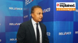 Anil Ambani at the 32nd AGM of Reliance Capital in Mumbai.