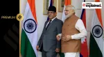 Nepal’s Prime Minister Pushpa Kamal Dahal Prachanda with Indian Prime Minister Narendra Modi in 2016.