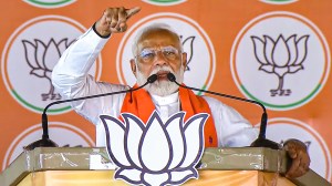 Prime Minister Narendra Modi addresses a public meeting for Lok Sabha elections, in Dumka district, Tuesday, May 28, 2024. (PTI Photo)(PTI05_28_2024_000029B)