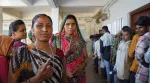 An approximate voter turnout of 10.81 per cent was recorded in the first two hours of polling in 93 constituencies spread over 11 states and Union Territories on Tuesday. (Express Photo by Aditi Raja)