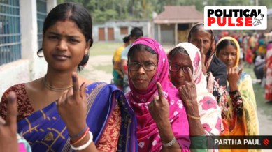The six phases of polling so far have recorded an overall turnout of 65.63% – 1.55 percentage points down from 67.18% in the same seats in 2019. (Express Photo)