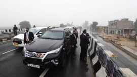 The Prime Minister's convoy was held up in Punjab's Ferozepur district ahead of the 2022 Assembly elections in Punjab. (PTI)