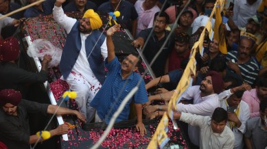 The three AAP contestants in Punjab include cabinet minister Gurmeet Singh Meet Hayer, who is leading with a landslide margin of over 1 lakh votes