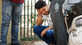 Seven newborns die in fire in East Delhi delhi fire, delhi hospital fire, vivek hospital fire, delhi hospital fire victim, vivek hospital mortury, indian express news