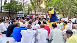 Mahabal Mishra, aam aadmi party, West Delhi, arvind kejriwal, AAP workers, aap west delhi candidates, AAP delhi LS candidate list, aap Jansabha, delhi aap poll campaign, indian express news