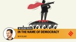 In India, the idea of democracy differs from its practice