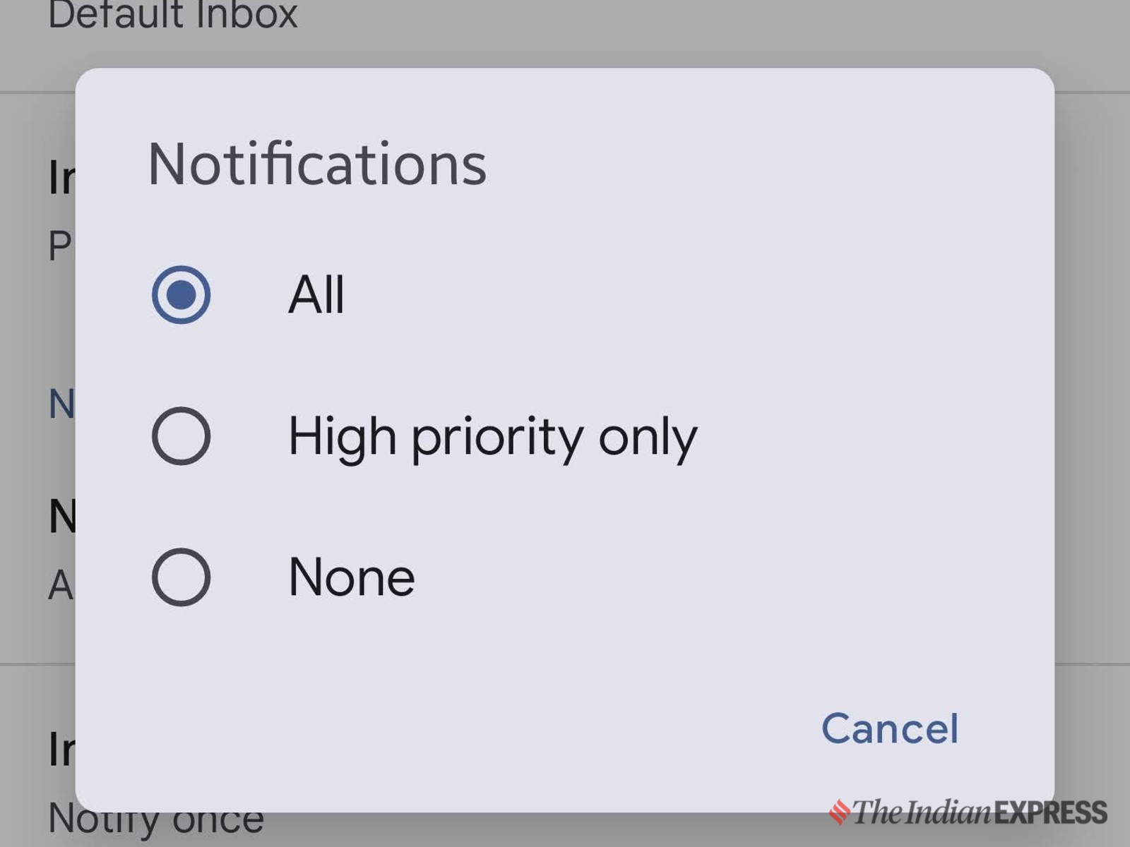 Custom notifications