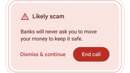 Spam call detection alert