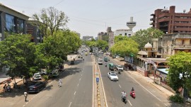 Gujarat, Gujarat development, Gujarat develoment pace, Ashram Road, Ahmedabad’s commercial artery, Mahatma Gandhi ashrams, Sabarmati Riverfront, arterial Ashram Road links, Satyagraha Ashram, Gujarat Vidyapith, gujarat news, indian express news