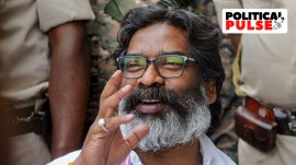 Jailed former Jharkhand chief minister Hemant Soren.