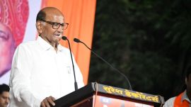 Pawar was in the Dindori constituency to campaign for Bhaskar Bhagare who will take on Union Minister Bharati Pawar. The polling is scheduled on May 20.