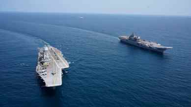 INS Vikrant, India's first indigenous aircraft carrier, marked a significant milestone in the country's naval history, is one of the top 10 biggest aircraft carriers in the world. (Navy Image)