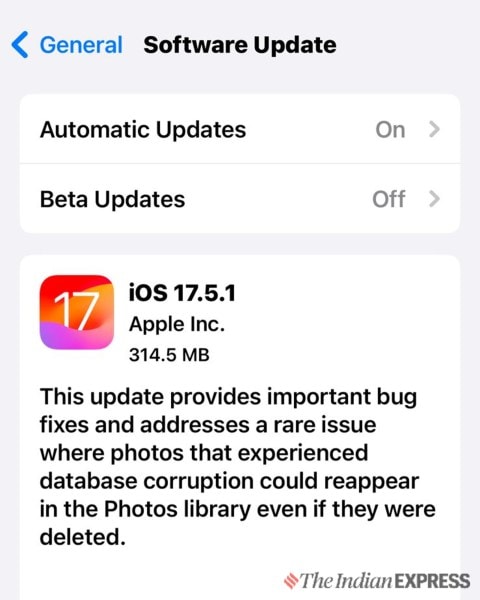 Apple addresses &lsquo;rare issue&rsquo; with iOS 17.5.1 update | Technology 