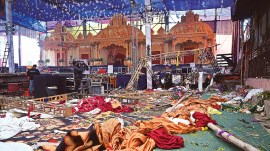 Kalkaji mandir, Kalkaji mandir event killed woman, delhi news, India news, Indian express, Indian express India news, Indian express India